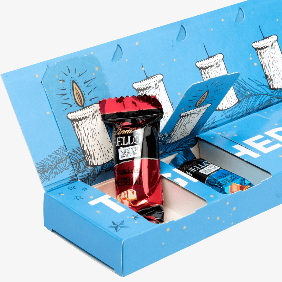 Detail Lindt Hello Mini Adventsbox