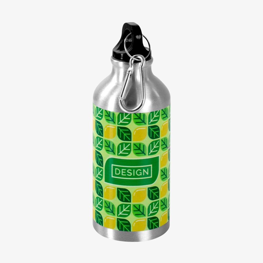 Aluminium-Trinkflasche rundum bedruckt