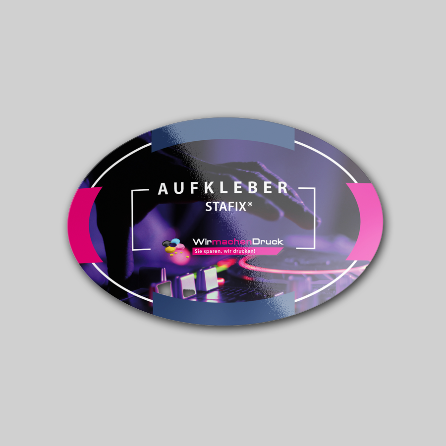 Aufkleber STAFIX oval