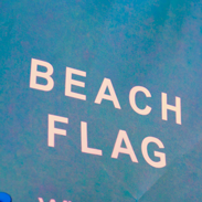 Beachflag konvex Druckbild
