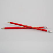 Bleistift graviert rot