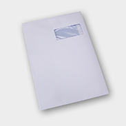 Couvert Briefumschlag CH Format C4 unbedruckt mit Fenster rechts