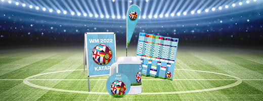 Designvorlagen Fussball-WM 2022