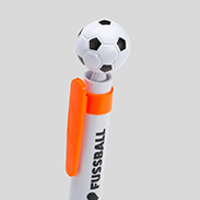 Fussball-Kugelschreiber Detail Drücker