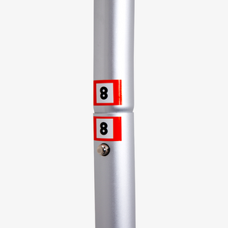 Detailansicht robuster Ersatzrahmen Zipper-Wall Curved