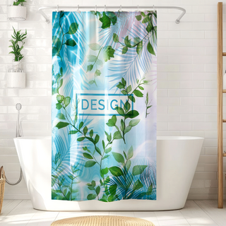 Bedruckter Fotoduschvorhang mit Wunschmotiv