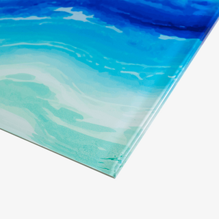 Echtglas mit Druck - vollfarbiger Digitaldruck mit leuchtenden Farben