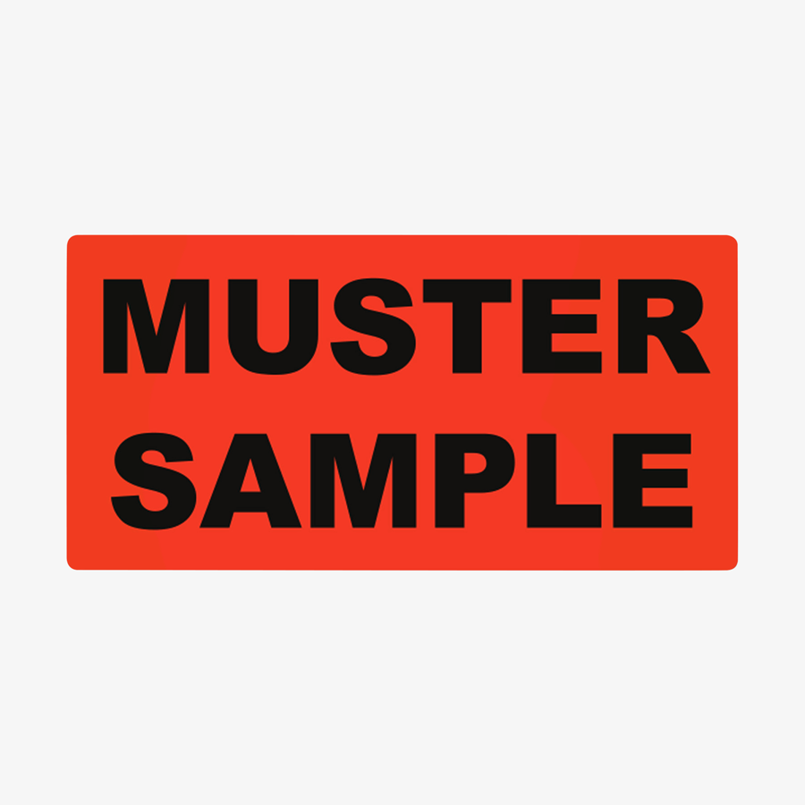 Hinweisetikett 5,08 x 2,54 cm Motiv 