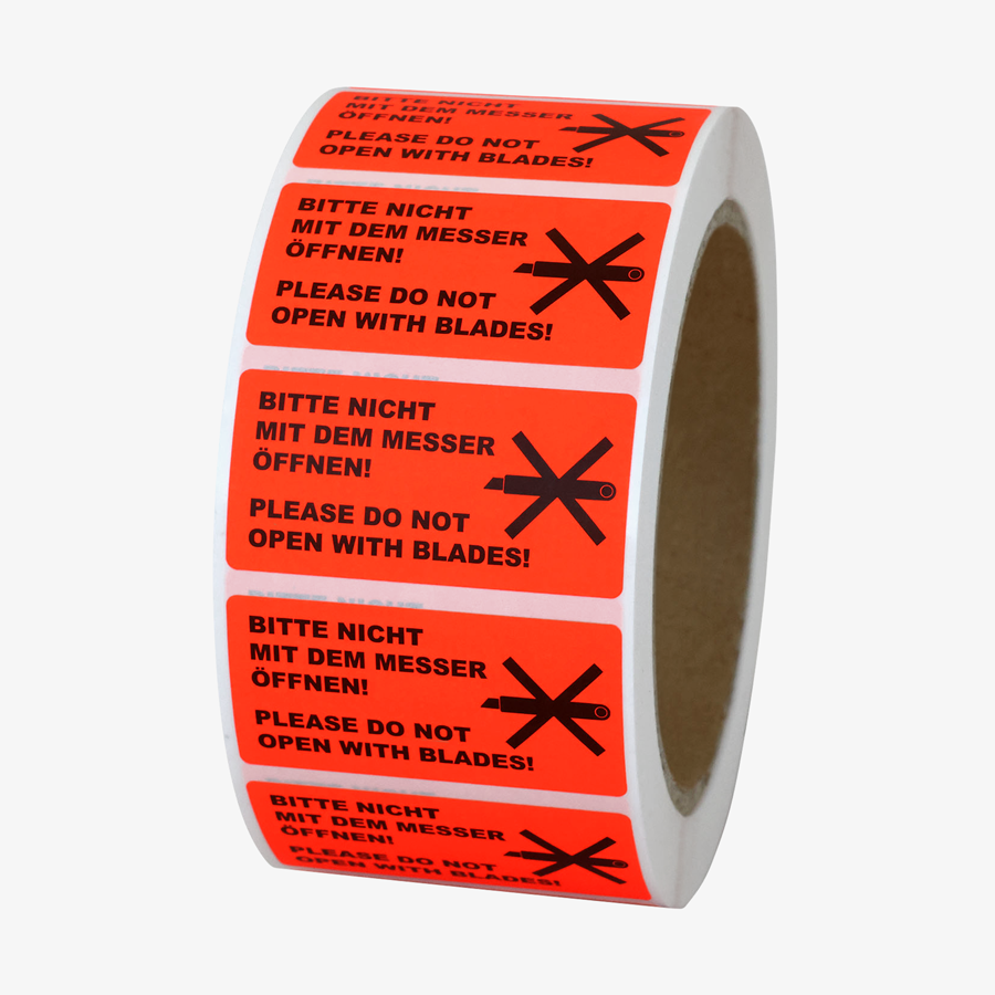 Hinweisetiketten auf Rolle, 5,08 x 2,54 cm, Motiv 