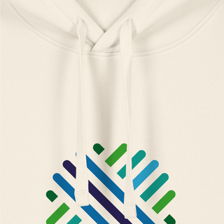 Detailansicht Organic-Hoodie von Stanley/Stella, mit Druck auf der Vorderseite