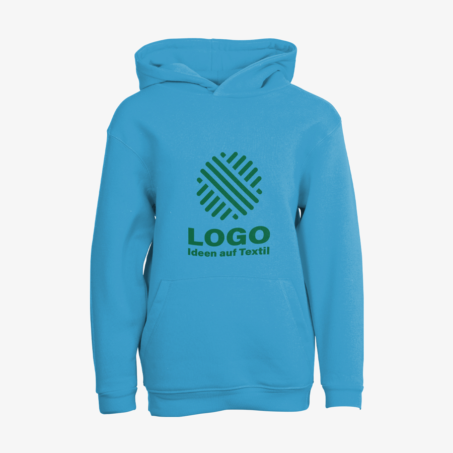 Hoodies Kinder Digitaltransferdruck Basic B&C Vorderseite bedruckt