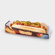 Hotdog-Verpackung