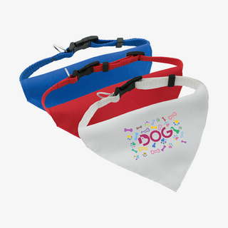 Hundehalstücher in mehreren Farben mit vollfarbigem Digitaltransferdruck