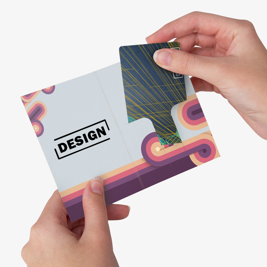 Kartenhülle Basic 7,5 x 10,5 cm, 4/4-farbig bedruckt