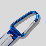 Schlüsselanhänger Keytex blau Detail