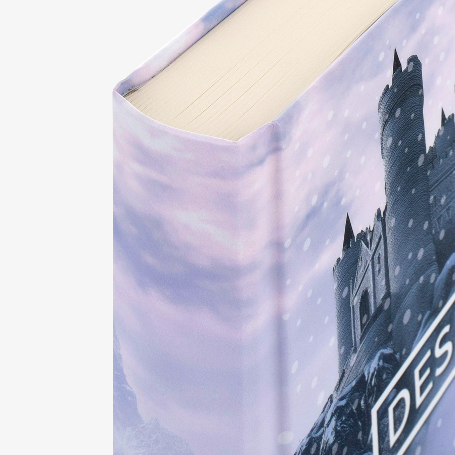 Kompakt-Buch mit Hardcover, runder Rücken in der Detailansicht