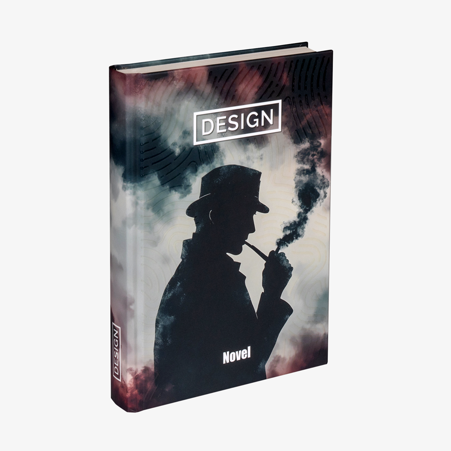 Kompakt-Buch mit Hardcover und rundem Rücken in DIN A5