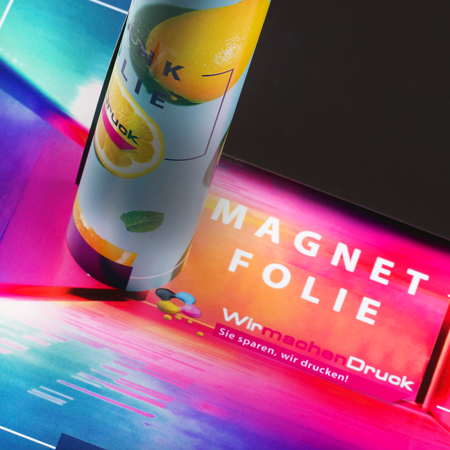 Magnetfolie gerollt