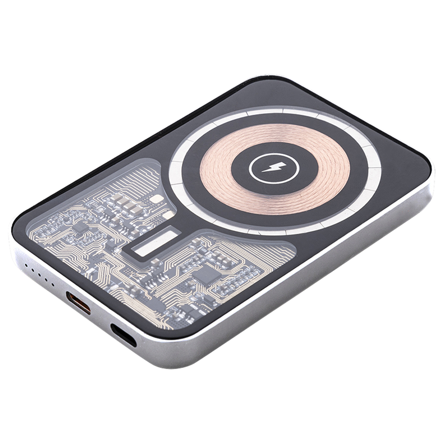 Magnetische Powerbank 5.000 mAh Kapazität
