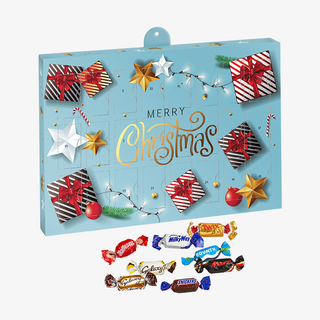 Adventskalender mit vollfarbigem Druck und CELEBRATIONS-Süssigkeiten