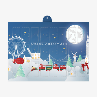 Individuell bedruckter Adventskalender zum Aufhängen mit merci Petits