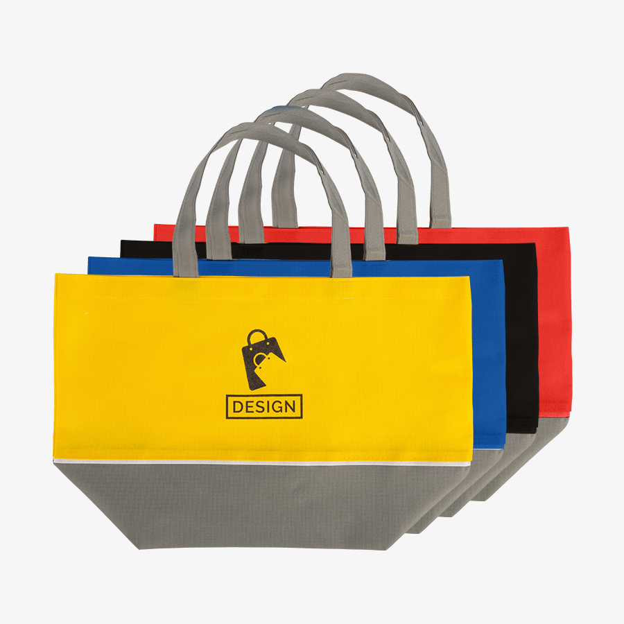 Non-Woven-Shopper mit zwei Farbtönen