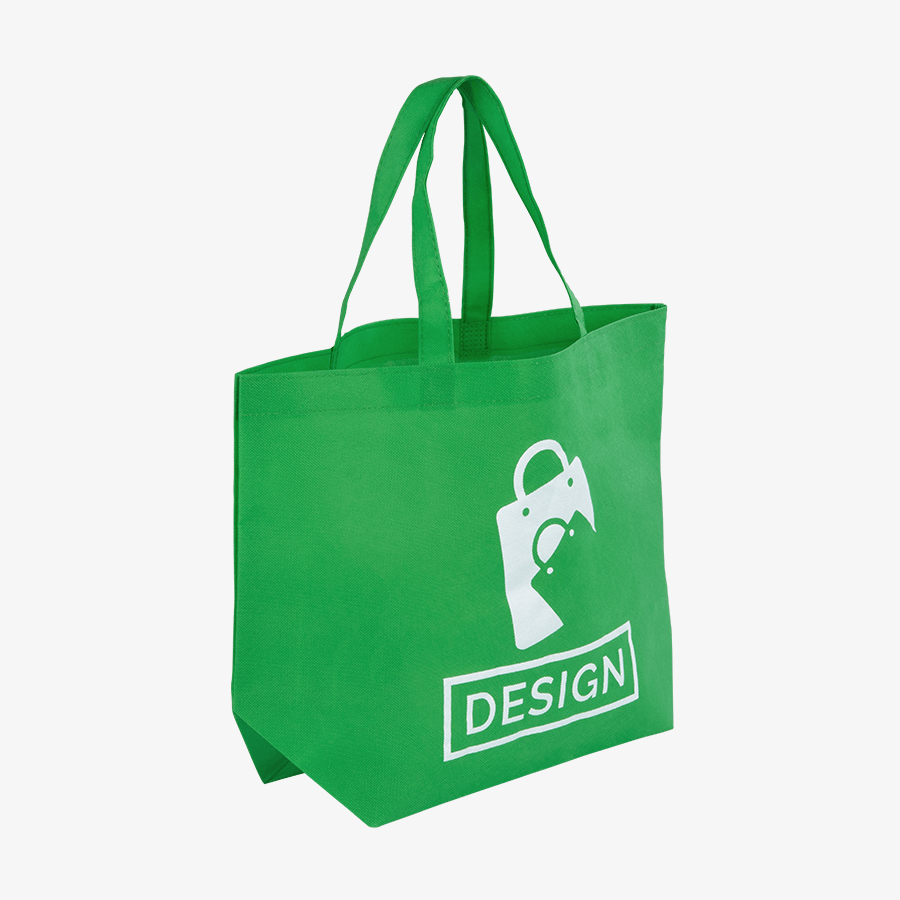 Einfarbig bedruckter Non-Woven-Shopper ohne Fach