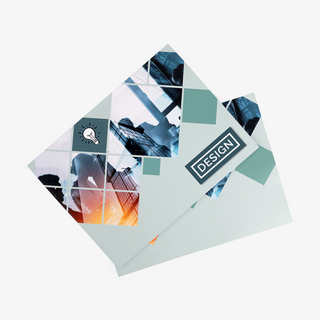 Notizblock im Querformat mit individuell bedrucktem Softcover aus 350 g/m² Bilderdruckpapier