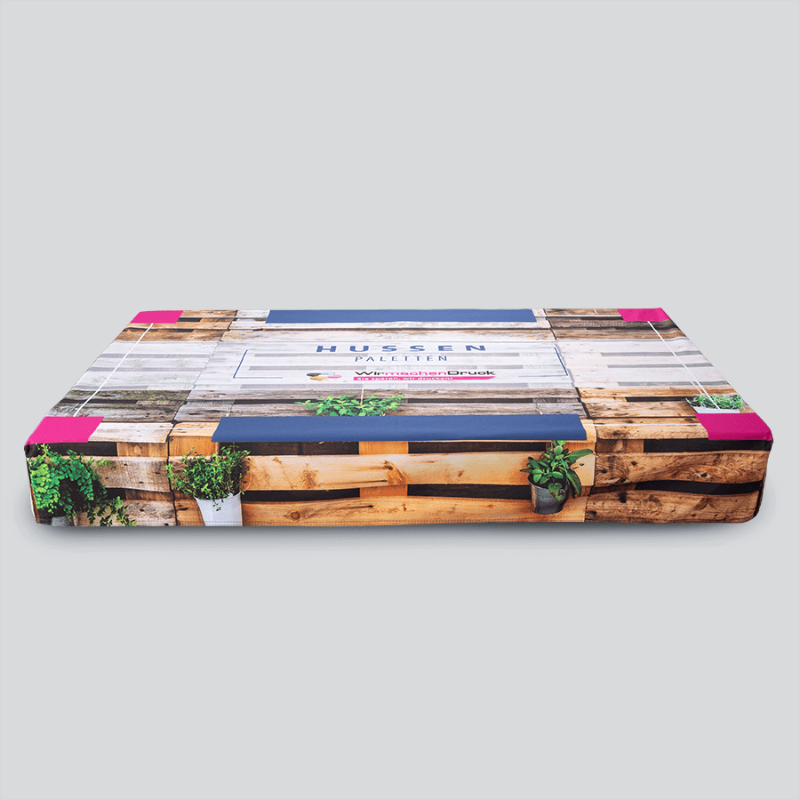 Hochwertige und mit Textildruck individuell bedruckbare Palettenhussen