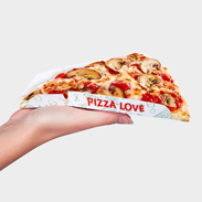 Pizzaecken-Verpackung Anwendungsbeispiel