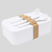 PLA-Lunchbox mit Besteck