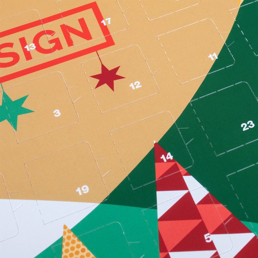 Detail Türchen Premium-Schoko-Adventskalender