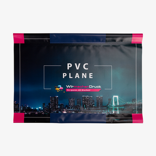 PVC-Plane im Querformat mit Hohlsaum