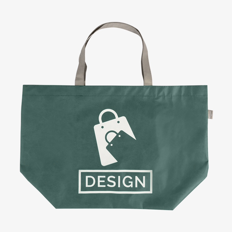 Grosser Non-Woven-Shopper aus Rycycling-RPET-Vliesstoff