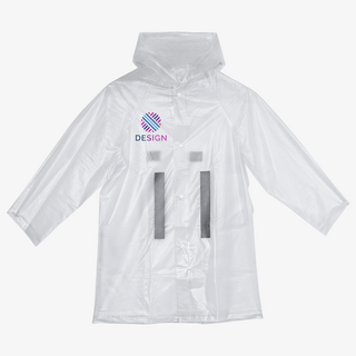 Bedruckter Regenponcho mit Kapuze für Kinder