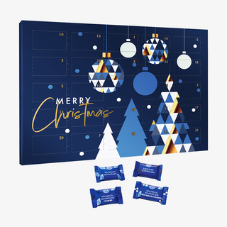 Individuell bedruckter Schokoladen-Adventskalender mit Klettini-Naps