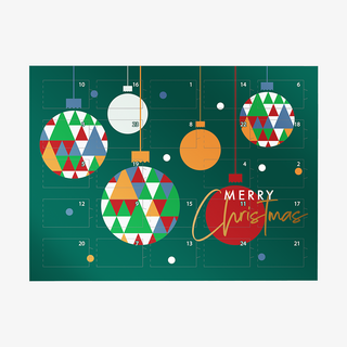 Schokoladen-Adventskalender mit individuellem Druck, gefüllt mit Sarotti-Naps