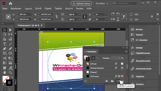 Screenshot Cutkontur anlegen in InDesign 02