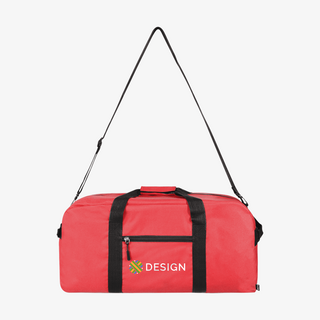 Elegante Reise-Sporttasche aus RPET, vorne vollfarbig bedruckt