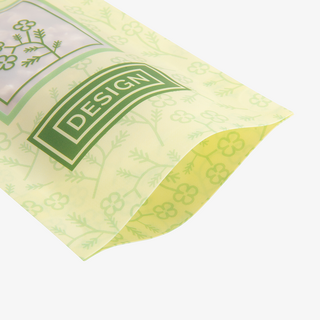 Standbodenbeutel aus recyclebarer Folie, individuell bedruckt, inkl. Personalisierung des Bodens