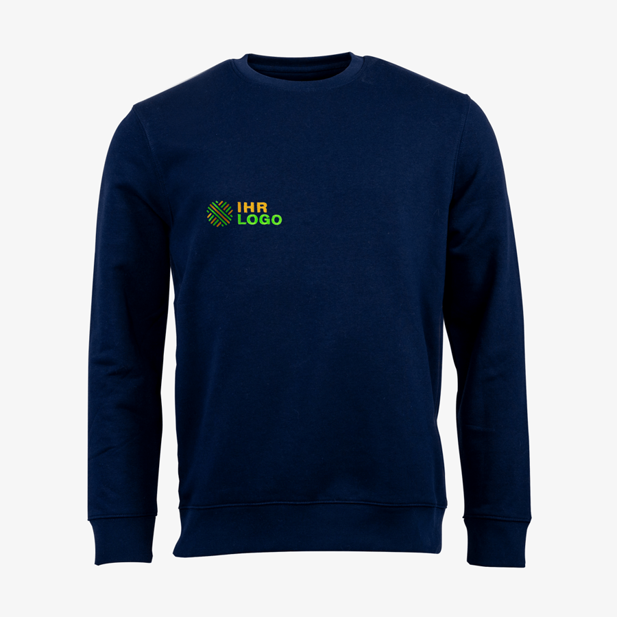 Organic-Sweatshirt von Stanley/Stella, unisex, auf der Brust bestickt