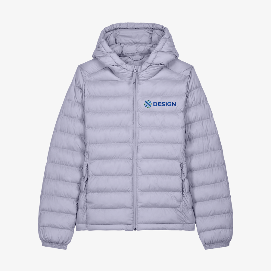 Stanley/Stella-Steppjacke für Damen mit mehrfarbiger Stickerei auf der Brust