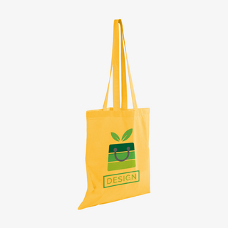 Farbige Baumwolltasche im Digitaldruckverfahren beidseitig bedruckt