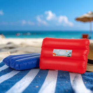 Aufblasbare Strandkissen mit Luftkammern und individuellem Design