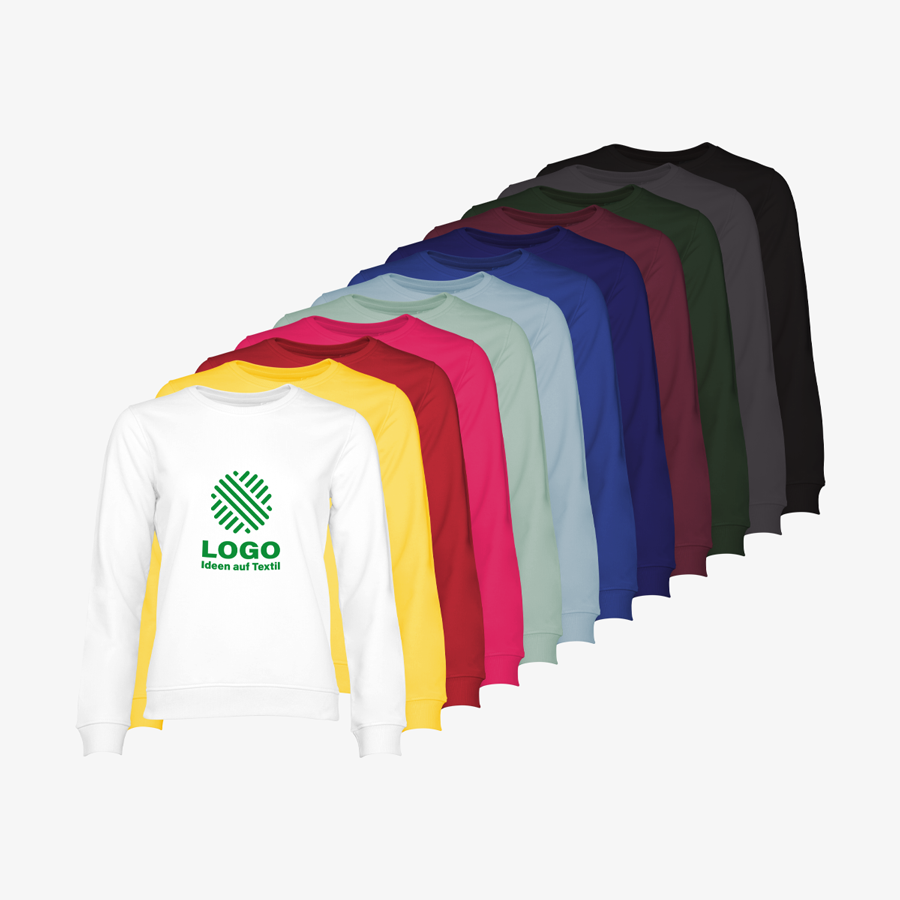 Sweatshirts Damen Digitaldruck Organic B&C Sortiment