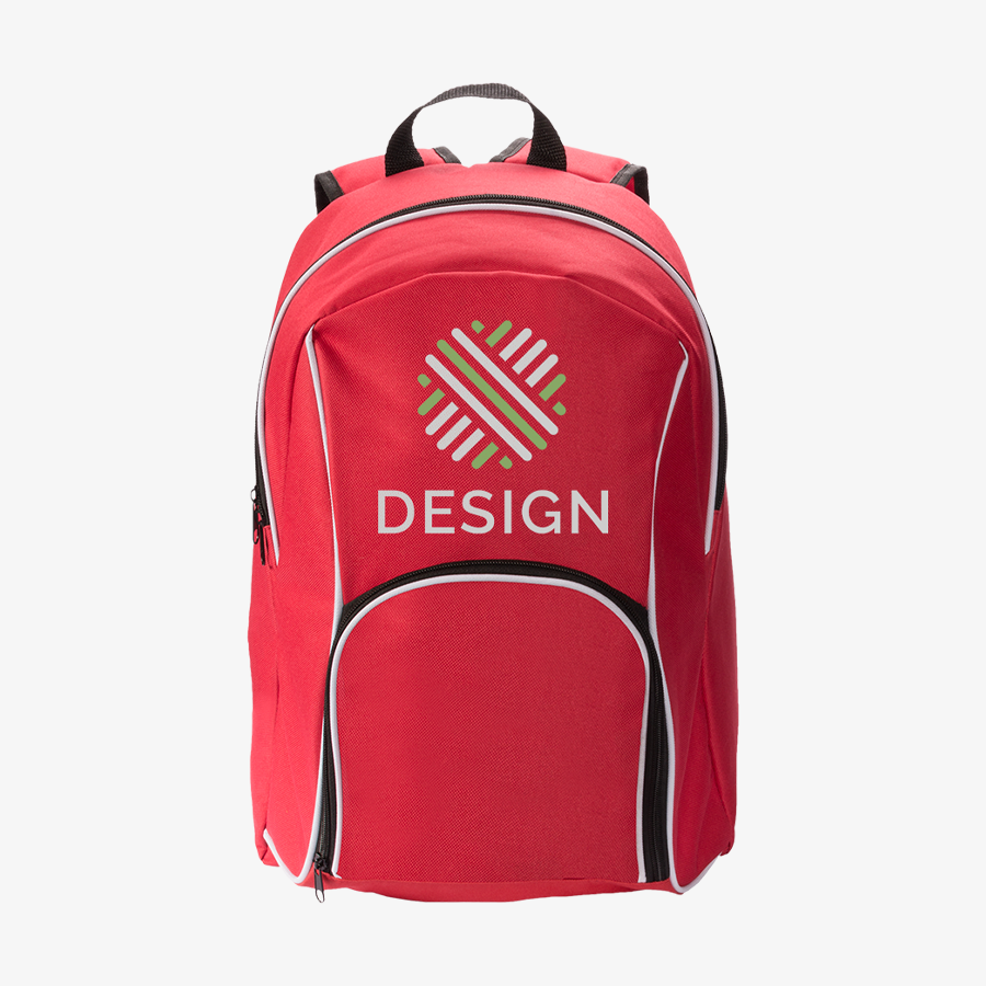 Tagesrucksack aus Polyester mit Kontrastnähten, 15 l