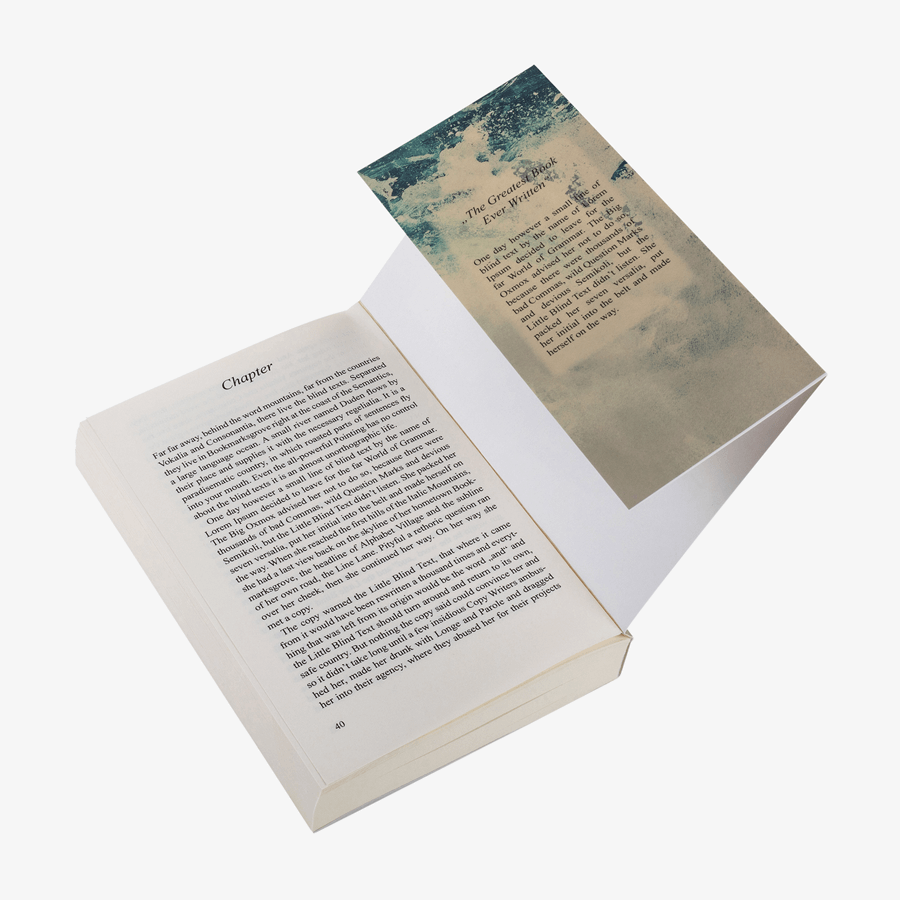 Taschenbuch mit Softcover und Klappenbroschur hinten und vorne, 12,5 x 19 cm gross