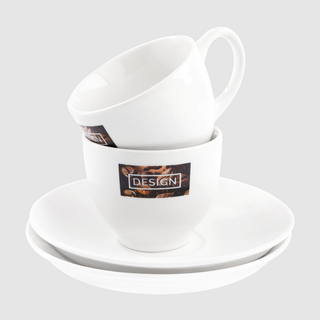 Individuell bedruckbares Espresso-Tassenset