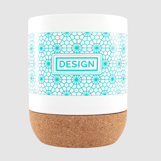 Keramiktasse mit Korkboden als XXL-Tasse mit 420 ml Fassungsvermögen, individuell bedruckt