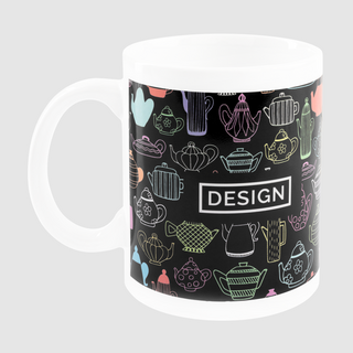 Bedruckbare Tasse mit Kreide mit vollfarbigem Keramikdruck